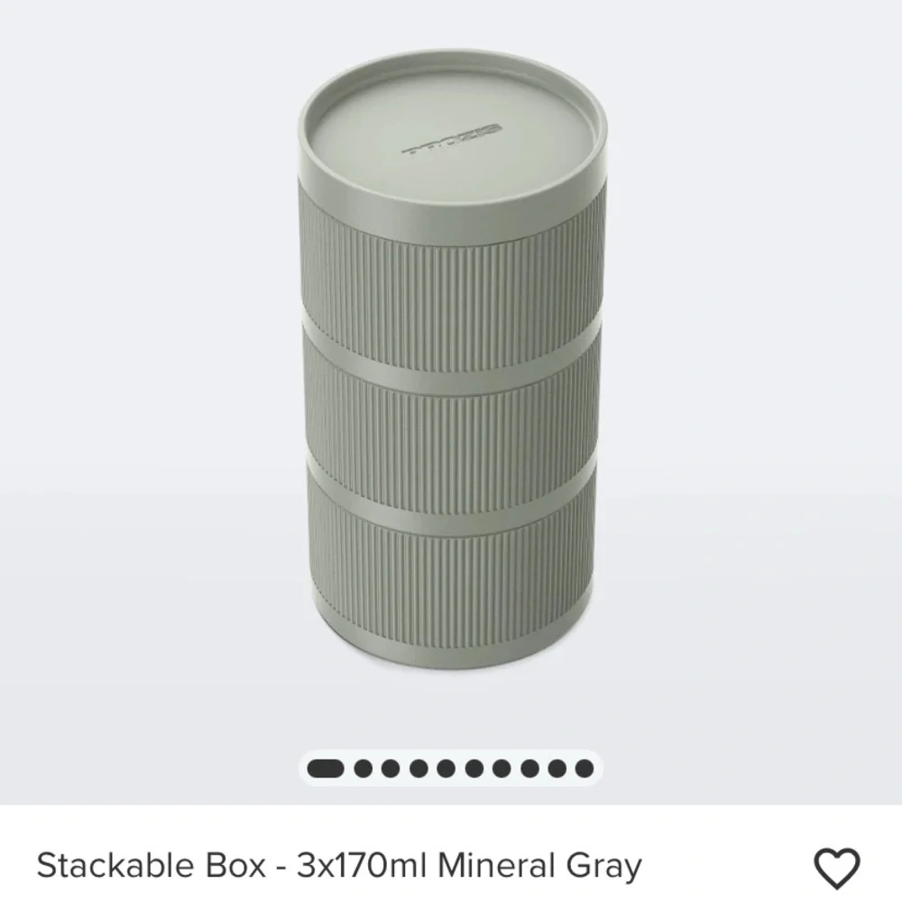 Stackable Gray Storage Containers - Picture 3 of 8